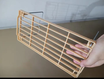 Folding Stack up shelf for spice jars Cabinet Shelves foldable Shelf Stand