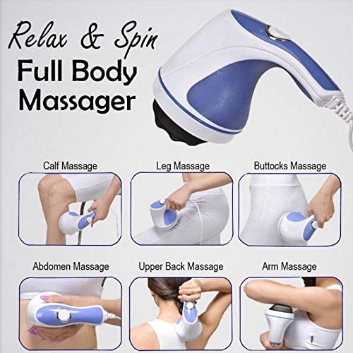 4 in 1 Relax &amp; Spin Tone Vibration Electric Massager /