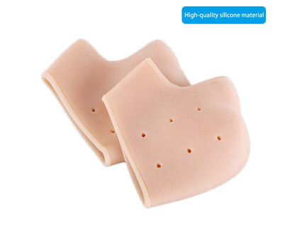 Pair of half Heel Pain Anti Crack Silicone Set - Anti Crack