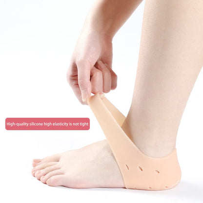 Pair of half Heel Pain Anti Crack Silicone Set - Anti Crack