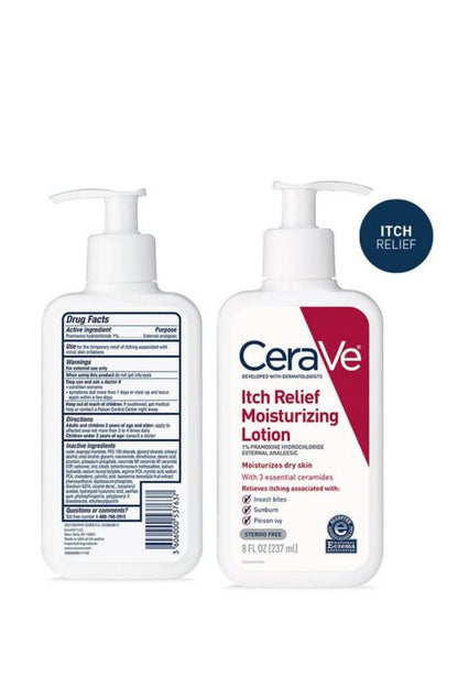 Itch Relief Moisturizing Body Lotion for Health Concerns Dry Skin, Eczema