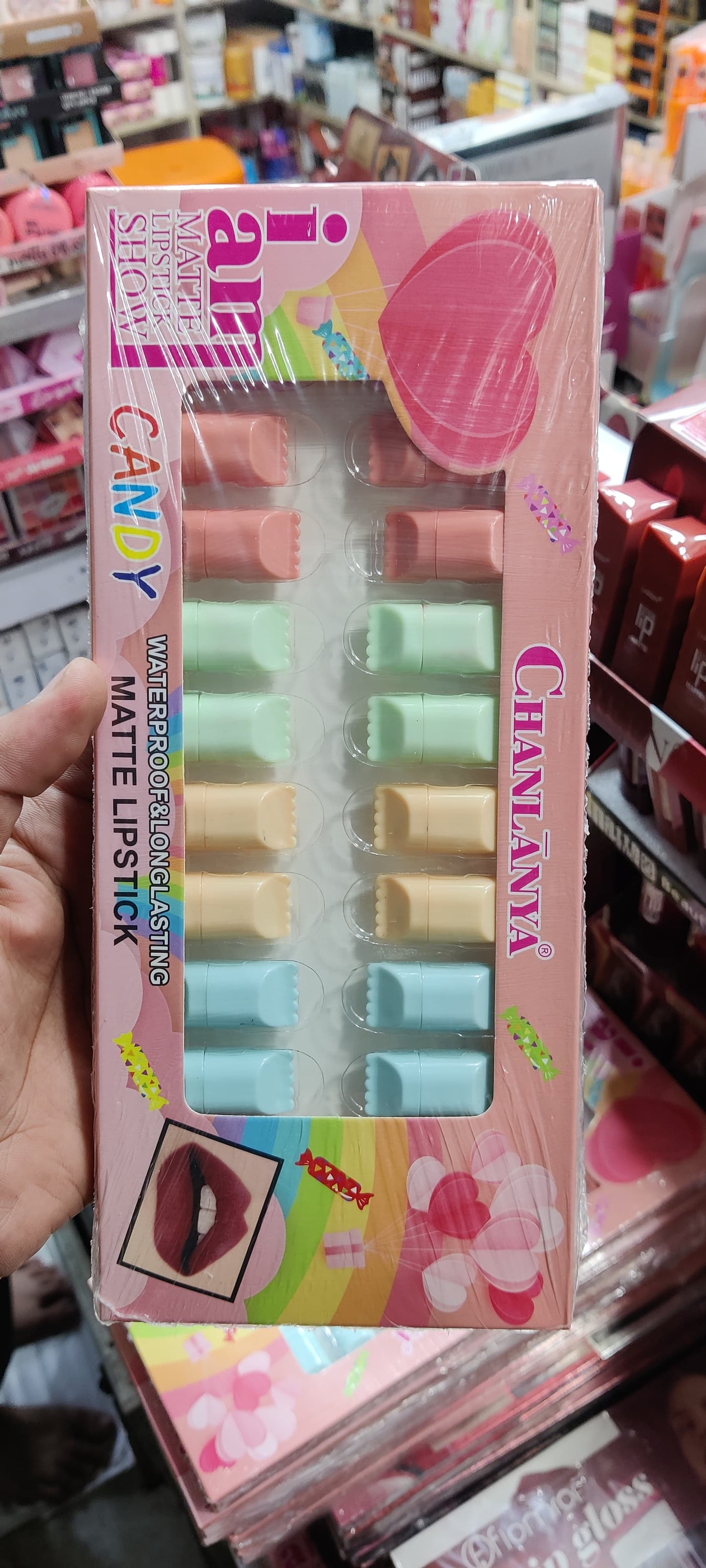 Chanlanyan Candy Style Longlasting Mate Lipstick - 24 pcs in box