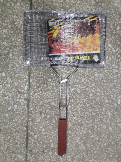 Bbq Stainless Steel Hand Grill (Small Size).