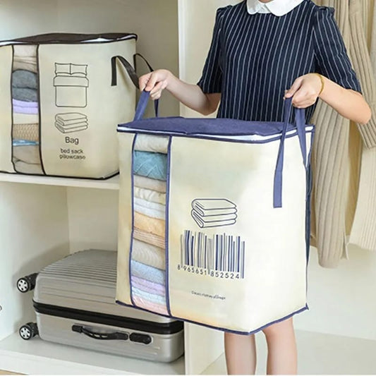 Heavy Quality Barcode Print Storage Bag Non Woven - Good for cloth