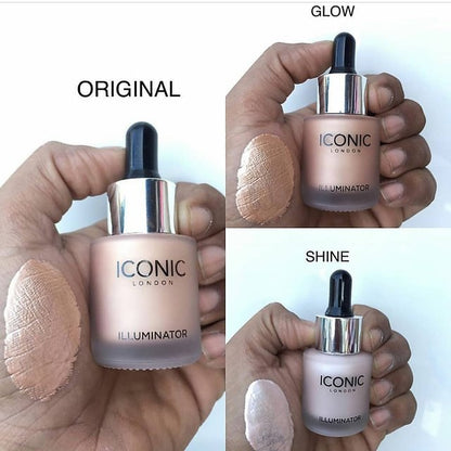Set Of 3 Iconic Illuminator Shine Liquid Highlighter