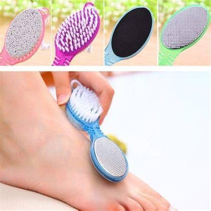 4 In 1 Foot Scrubber | Multi Use Pedicure Paddle Brush