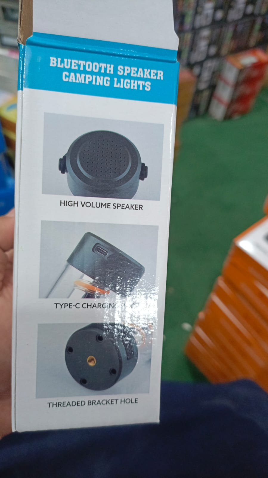 BLUETOOTH SPEAKER CAMPING LIGHTS YD-2312 / Rechargeable Camping Lantern, Waterproof Outdoor Lamp