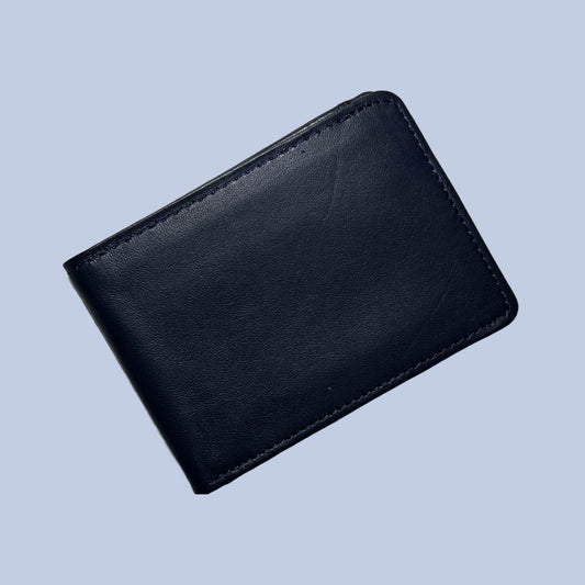 buffalo Leather Plain Wallet Men Short Wallet Purse Small Vintage Wallets