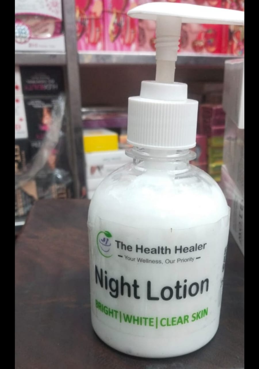 The Health Healer Night Lotion BRIGHT WHITE CLEAR SKIN (240ml)
