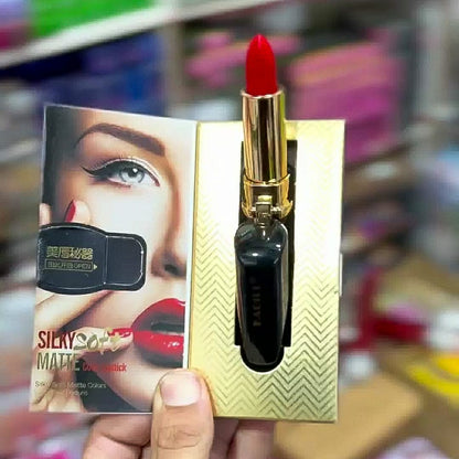 (Pack of 6) High Pigment Smooth Lipstick, Smooth Texture, Glossy Finish (random