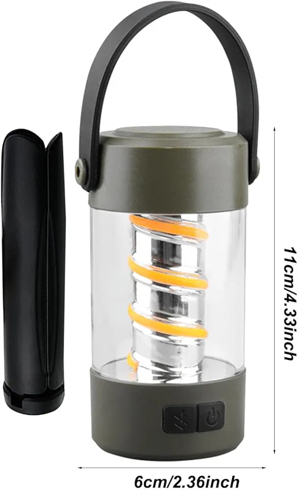 Wireless Speaker Lantern - Bluetoooth Camping RechargeableLight, Outdoor Stereo Lantern | Portable