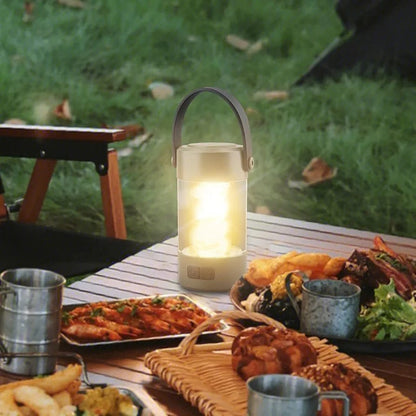 Wireless Speaker Lantern - Bluetoooth Camping RechargeableLight, Outdoor Stereo Lantern | Portable