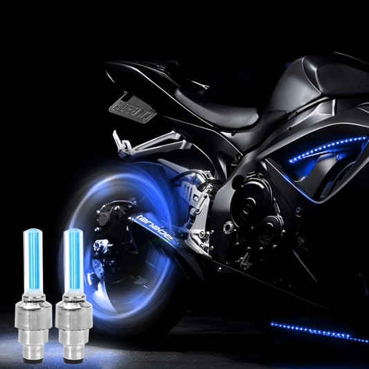 Pack of 2 Car Wheel LED Light And Motorcycle Bike Light Wheel
