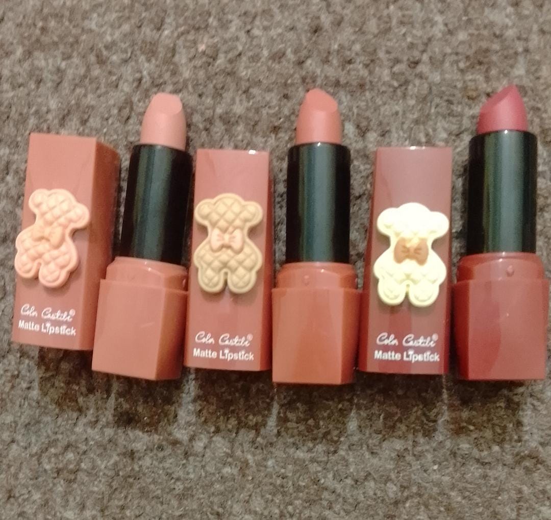 pack of 3 Color castle pigmented lipsticks pack