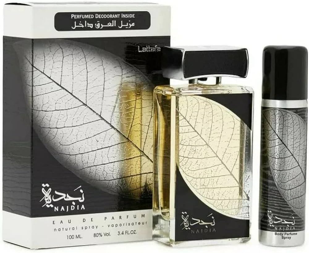 Lattafa Najdia Perfume For Unisex 100ML (with small body spray)