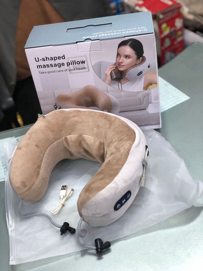Jinserta Neck Cushion Massager - USB Charging Massage Pillow