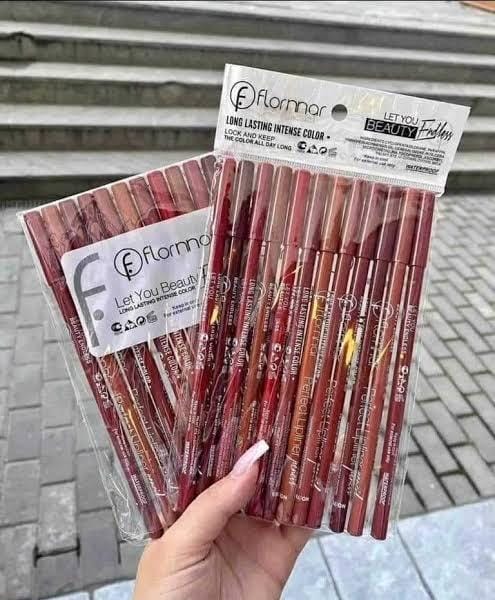 Flormar lip pencils shades of nude Color Multicolor Package Includes 6 x