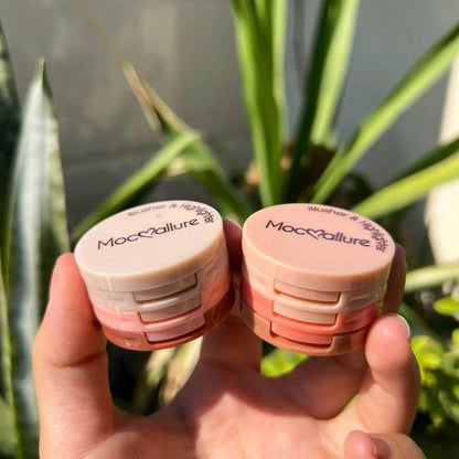 Mocallure 3 in 1 blusher highlighter kit Package Includes: 1 x Blusher