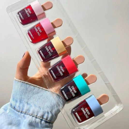 Pack of 6 Dear Darling WardaBeauty Ice cream Lip and cheek Tint