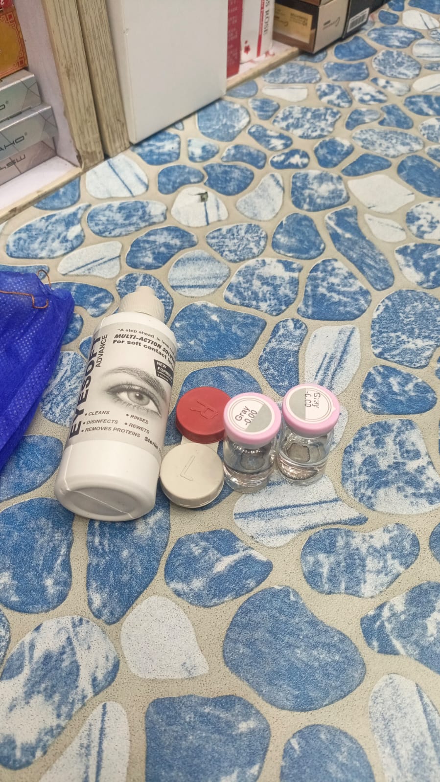 Eye Soft Eyes Color Lenses Eye Lenses With Water Bottle For