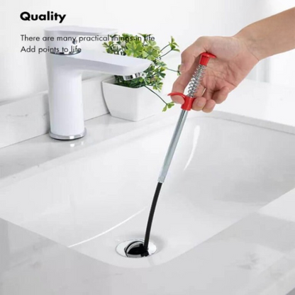 Stainless Steel Sink Wire | Drain Cleaner Wire Spring Sink Cleaning Stick