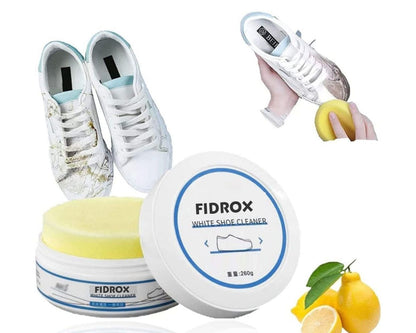 Multi-Function Shoe Whitening and Cleaning Cream with sponge - Perfect Solution