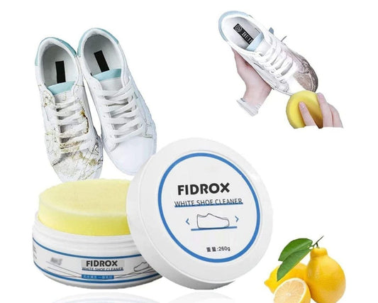 Multi-Function Shoe Whitening and Cleaning Cream with sponge - Perfect Solution