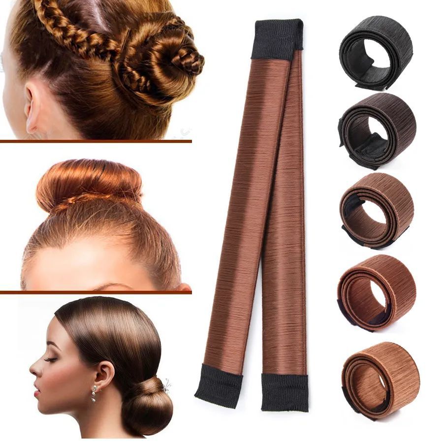 beautiful French Braid Hair Ladies Bun Making Tool / Hair Styling