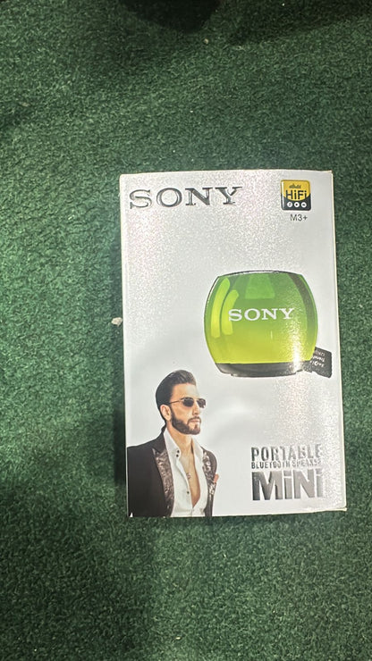 Sony Mini Portable Bluetooth &amp; Rechargeable Speaker With Memory Card Support (Random