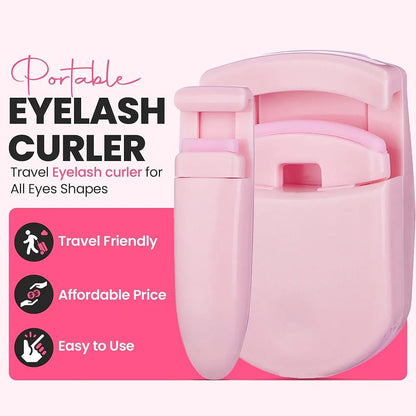 2-in-1 Eyelash Curler for All Eye Shapes Professional Lash Curler for
