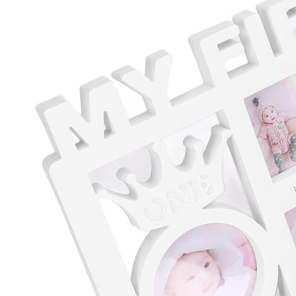 Newborn Baby Photo Frame Baby Pictures Plastic Frame For 12 months Monthly