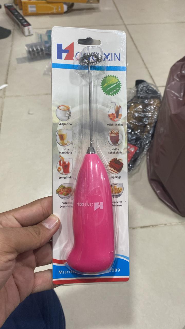 Electric Egg Beater Milk Drink Coffee Whisk Mixer Foamer Mini Handle Stirrer