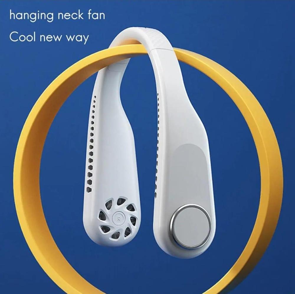 SurroundFan New Portable Bladeless Neck Fan Foldable, Hands-Free Cooling for Travel