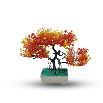 Orange Artificial Bonsai Tree ( 1 Piece ) Bonsai