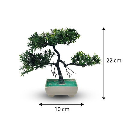 Green Artificial Bonsai Tree ( 1 Piece ) Bonsai Tree