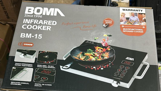 Boma BM-15 Electric Infrared Cooker Stove with 2500W Power Efficient, Fast