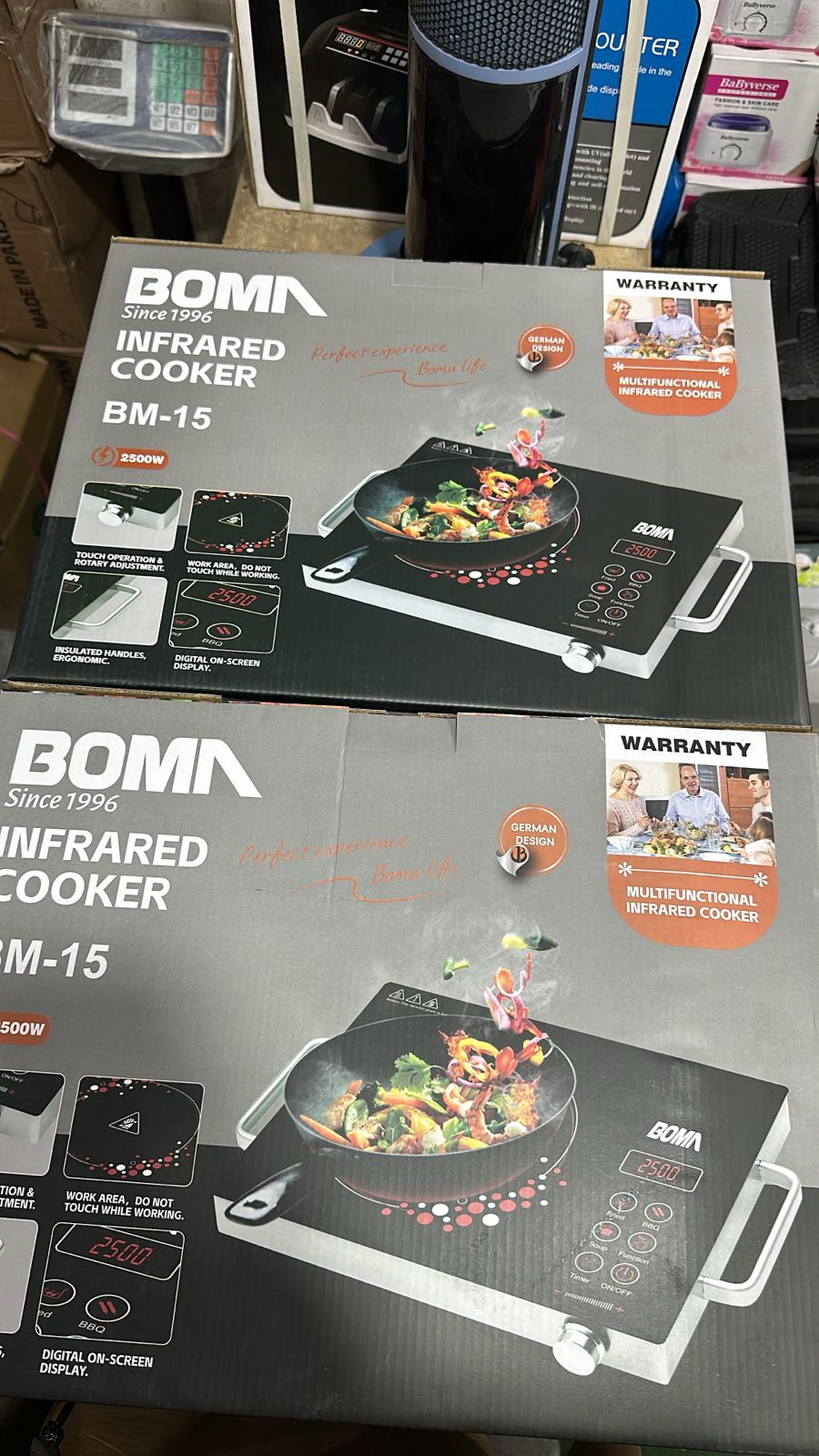 Boma BM-15 Electric Infrared Cooker Stove with 2500W Power Efficient, Fast
