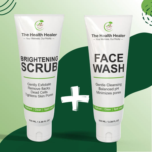 2 in 1 Brightening Facewash &amp; Scrub Deal Moisturizes Your Skin, Pack