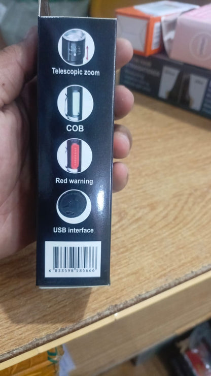 P50 super light rechargeable flashlight - Super bright Led Light - zoomable