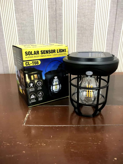 Solar Wall Lights Outdoor,Solar Camping Lights with 3 Lighting Modes &amp; Motion