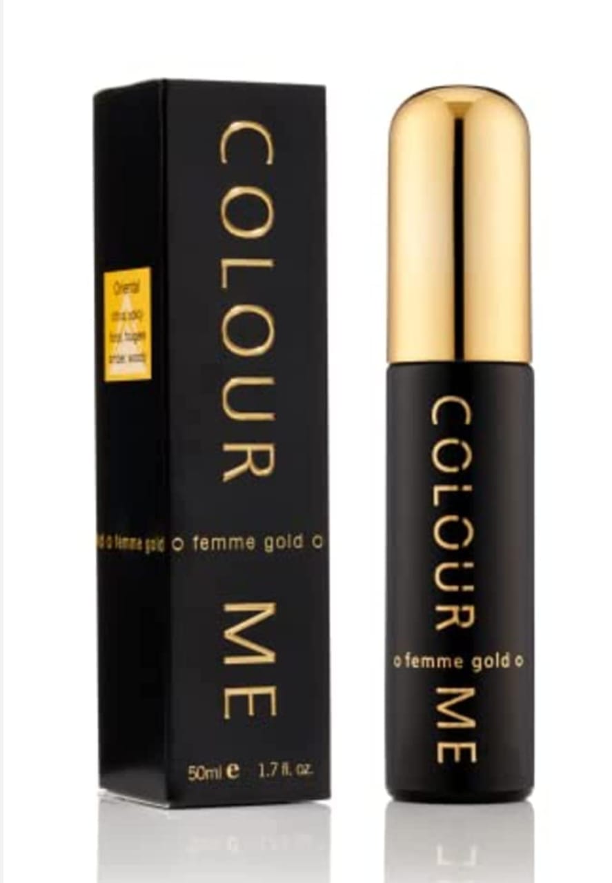 COLOUR ME Perfume Gold Femme 50 ML | Best Quality Fragrance For