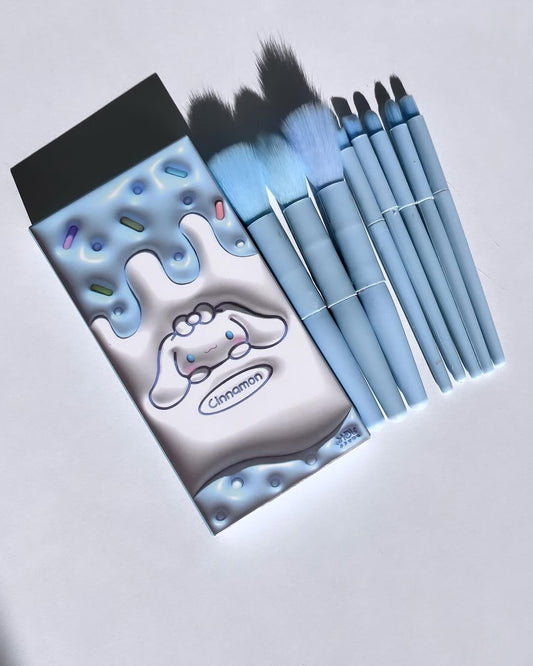 8 Pcs Makeup Brush Set In Velvet Bag Makeup Concealer Brush, Blush