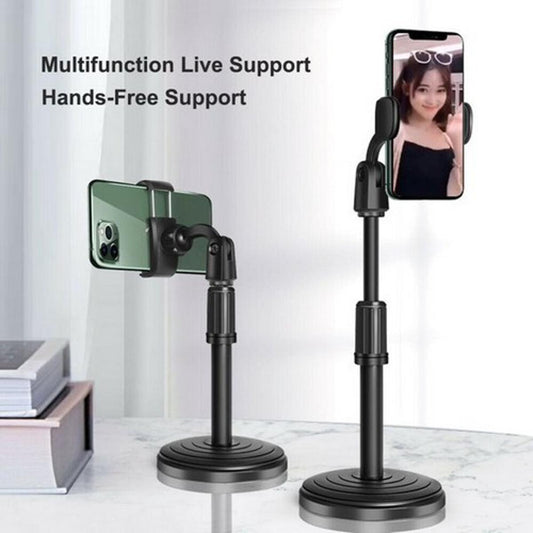 Multifunction Mobile Tripod Stand Mini Tripod Stand Mobile Holder Adjustable Height &amp;