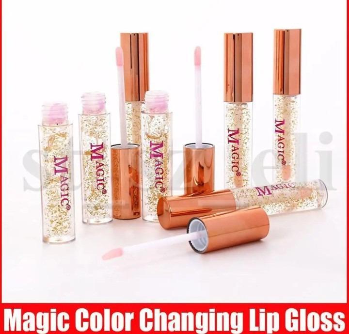 Pack of 2 Magic Color Changing Lipgloss Lip Oil, Liquid Glossy Finish