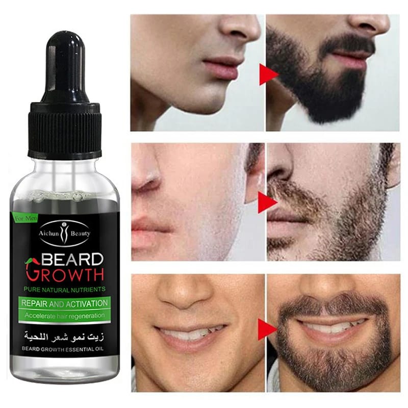 Aichun Beauty Organic Men Beard Growth Oil Concave Naturals Beard Oil 35