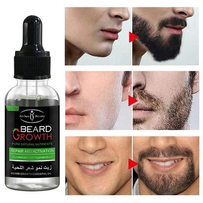 Aichun Beauty Organic Men Beard Growth Oil Concave Naturals Beard Oil 35