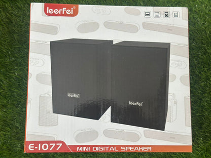Leerfei Mini Digital Speaker | Leerfei E-1077 Speaker | Best Quality Speaker