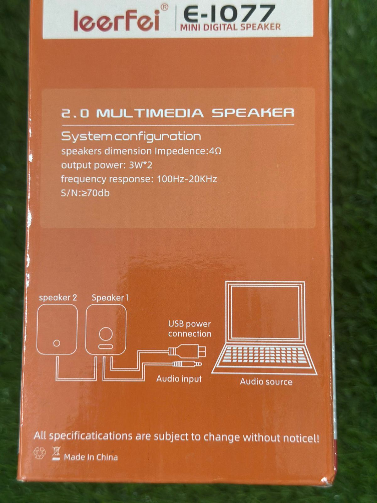 Leerfei Mini Digital Speaker | Leerfei E-1077 Speaker | Best Quality Speaker