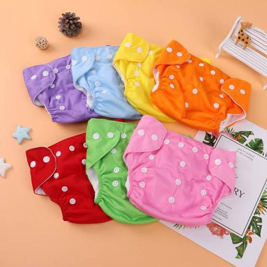 Baby Washable Flexible Diapers Adjustable Pamper Reusable Diaper | Baby Washable Training