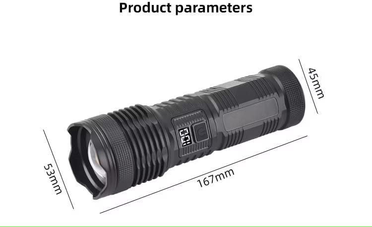 Most Powerful P50 FlashLight Flash light 5 Modes Usb Zoom Led Torch
